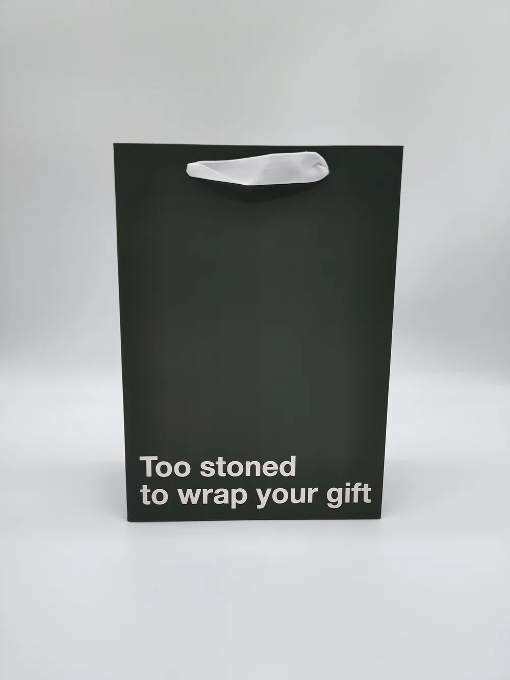 Funny Gift Bag Too Stoned To Wrap Your Gift Novelty Party Humor Large
